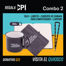 Cargar imagen en el visor de la galería, Combo 2: Taza + Lanyard + Cubierta de cámara + Libreta
